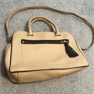 Cream colored Kate Spade crossbody bag